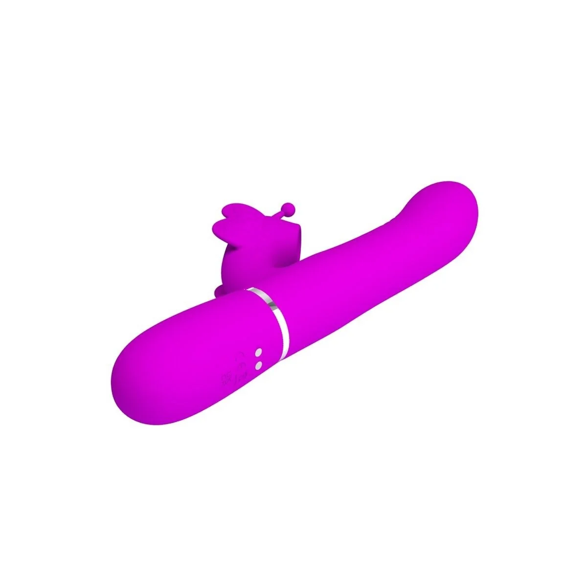 Multifunktions-Kaninchenvibrator 4 in 1 Schmetterling Fuchsia von Pretty Love Flirtation kaufen | Fesselliebe