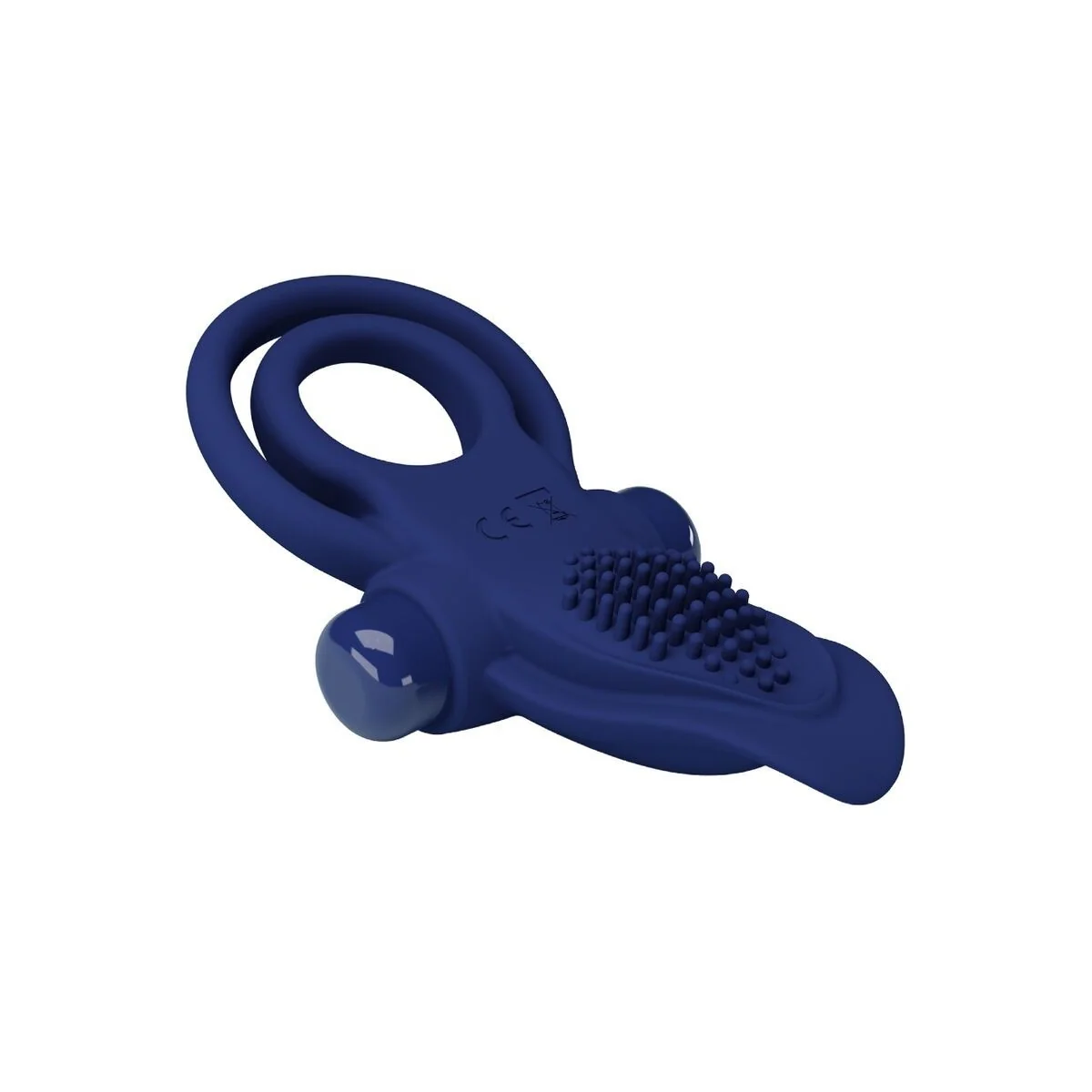 Bronson Doppelring mit Vibration Blau von Pretty Love Male kaufen | Fesselliebe