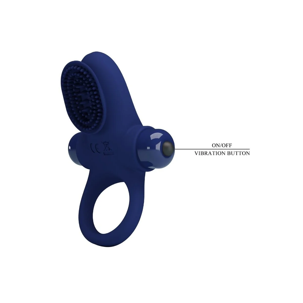 Palle Ring mit Vibration Blau von Pretty Love Male kaufen | Fesselliebe