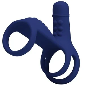 Elish Vibrationsring mit Verlngerung Blau von Pretty Love Male kaufen | Fesselliebe