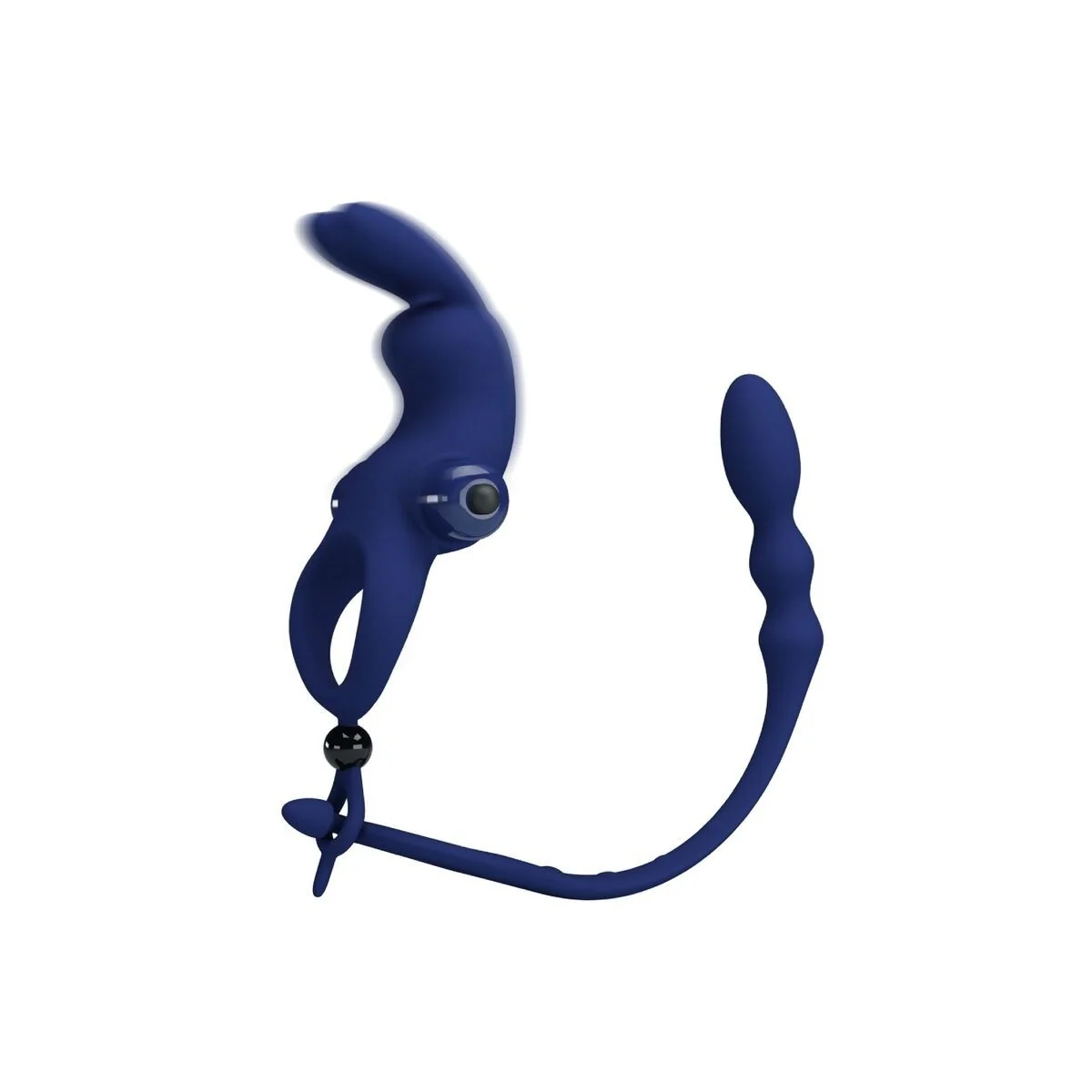 Ayad Rabbit Vibratorring mit Stecker Blau von Pretty Love Male kaufen | Fesselliebe