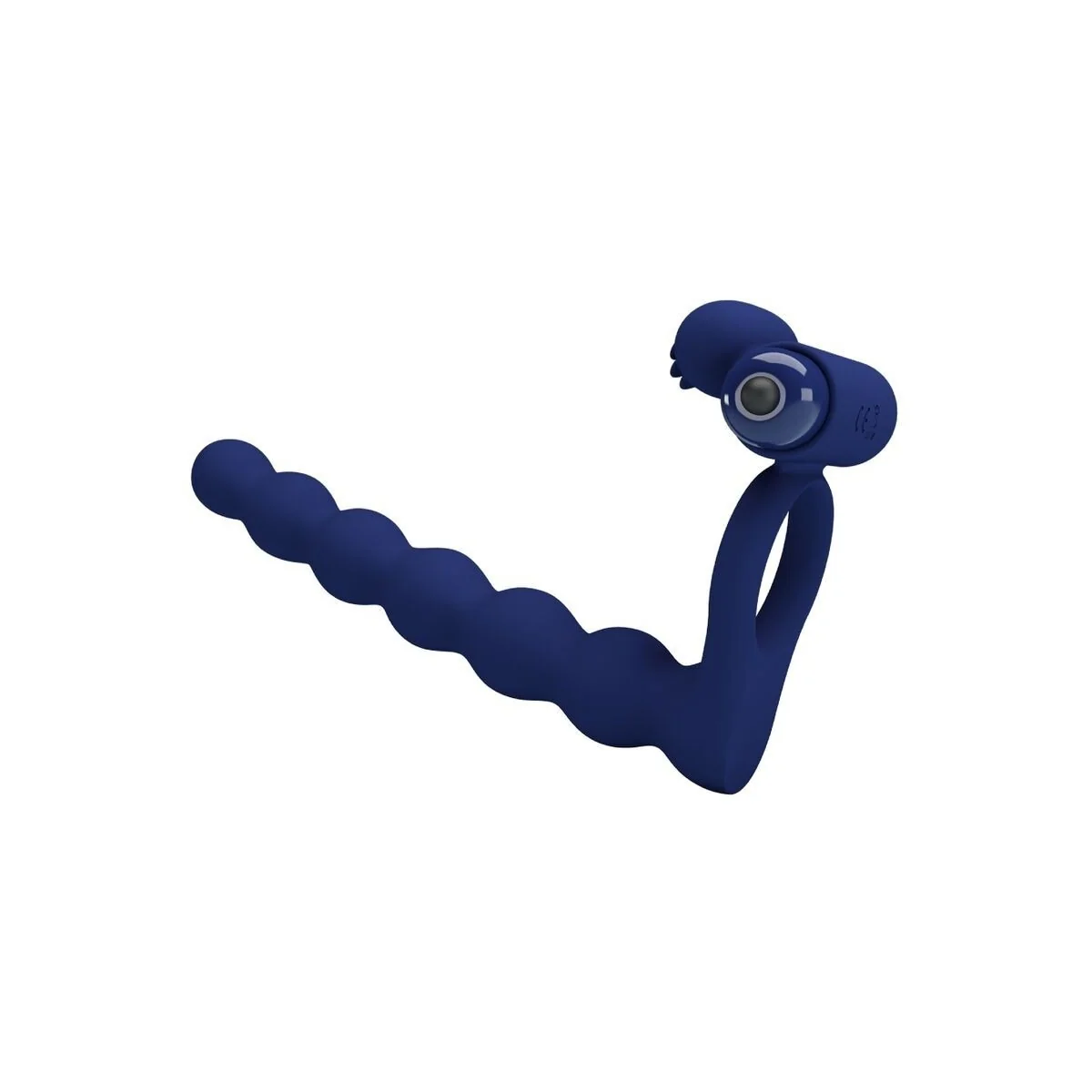 Ajmal Vibrationsring mit Stecker Blau von Pretty Love Male kaufen | Fesselliebe