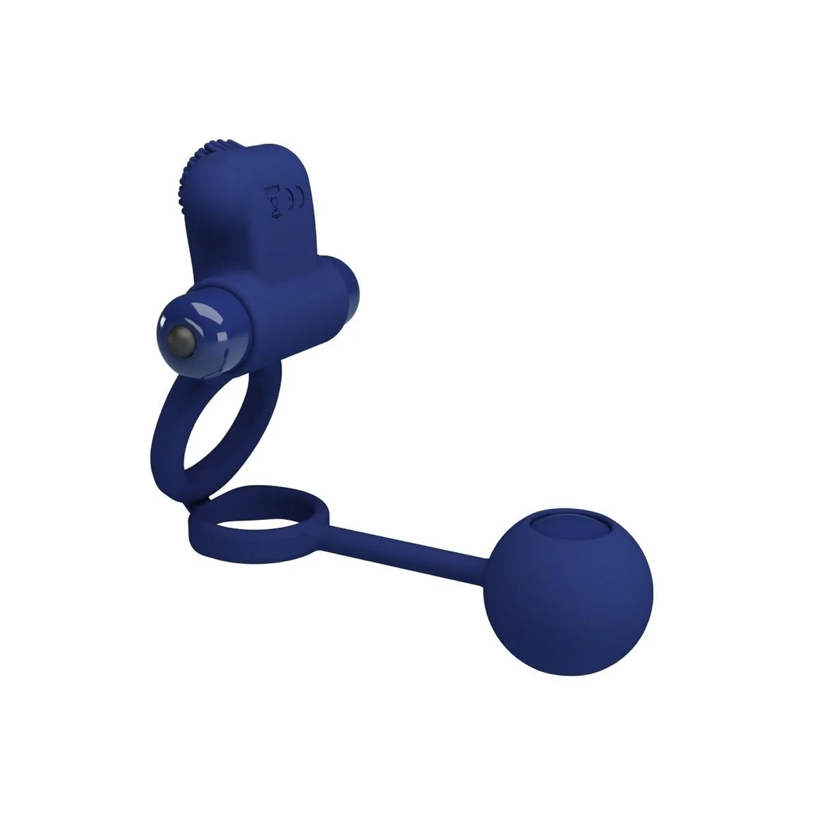 Remington Doppelvibrationsring mit Stecker Blau von Pretty Love Male kaufen | Fesselliebe