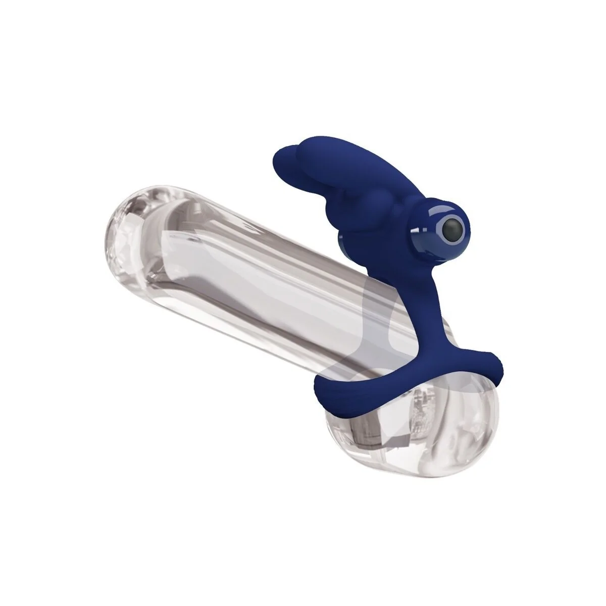 Francisco Doppelter Vibrationsring Kaninchen Blau von Pretty Love Male kaufen | Fesselliebe