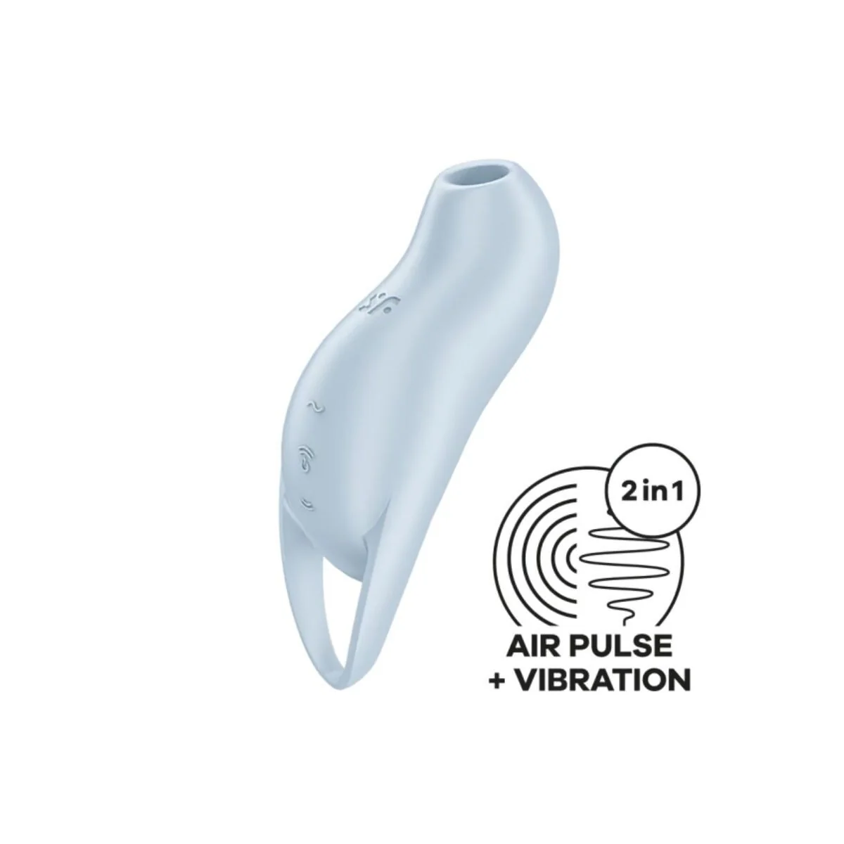 Pocket Pro 1 Klitoris-Stimulator Hellblau von Satisfyer Air Pulse kaufen | Fesselliebe