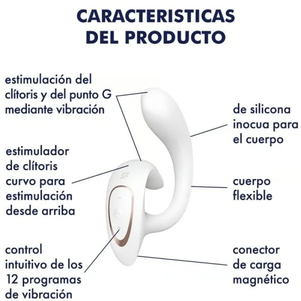 G For Goddess 1 Rabbit Vibrator Weiss von Satisfyer Vibrator kaufen | Fesselliebe