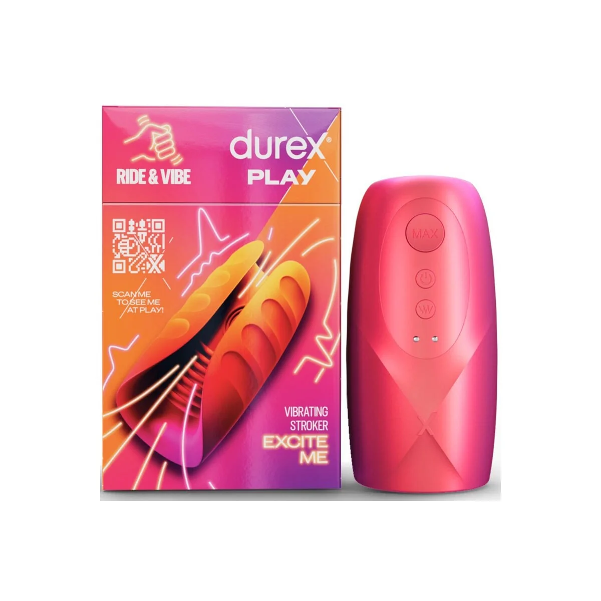 Toy Ride & Vibe Vibrator-Masturbator von Durex Toys kaufen | Fesselliebe