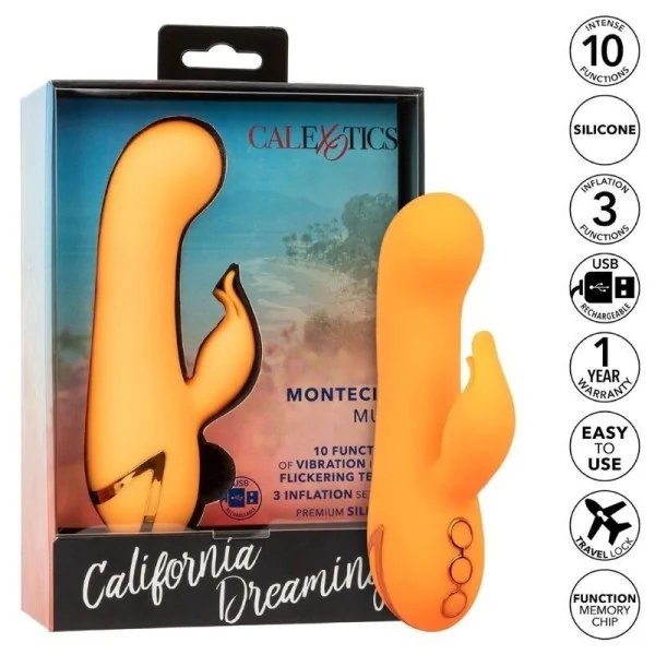 Montecito Muse Vibrator Rabbit Orange von California Dreaming von Calexotics kaufen | Fesselliebe