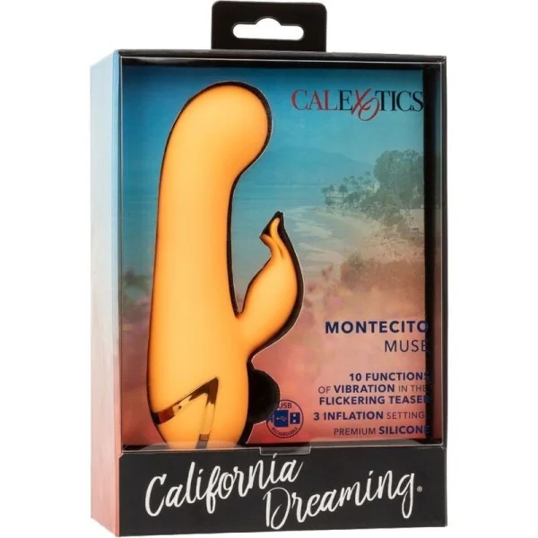 Montecito Muse Vibrator Rabbit Orange von California Dreaming von Calexotics kaufen | Fesselliebe