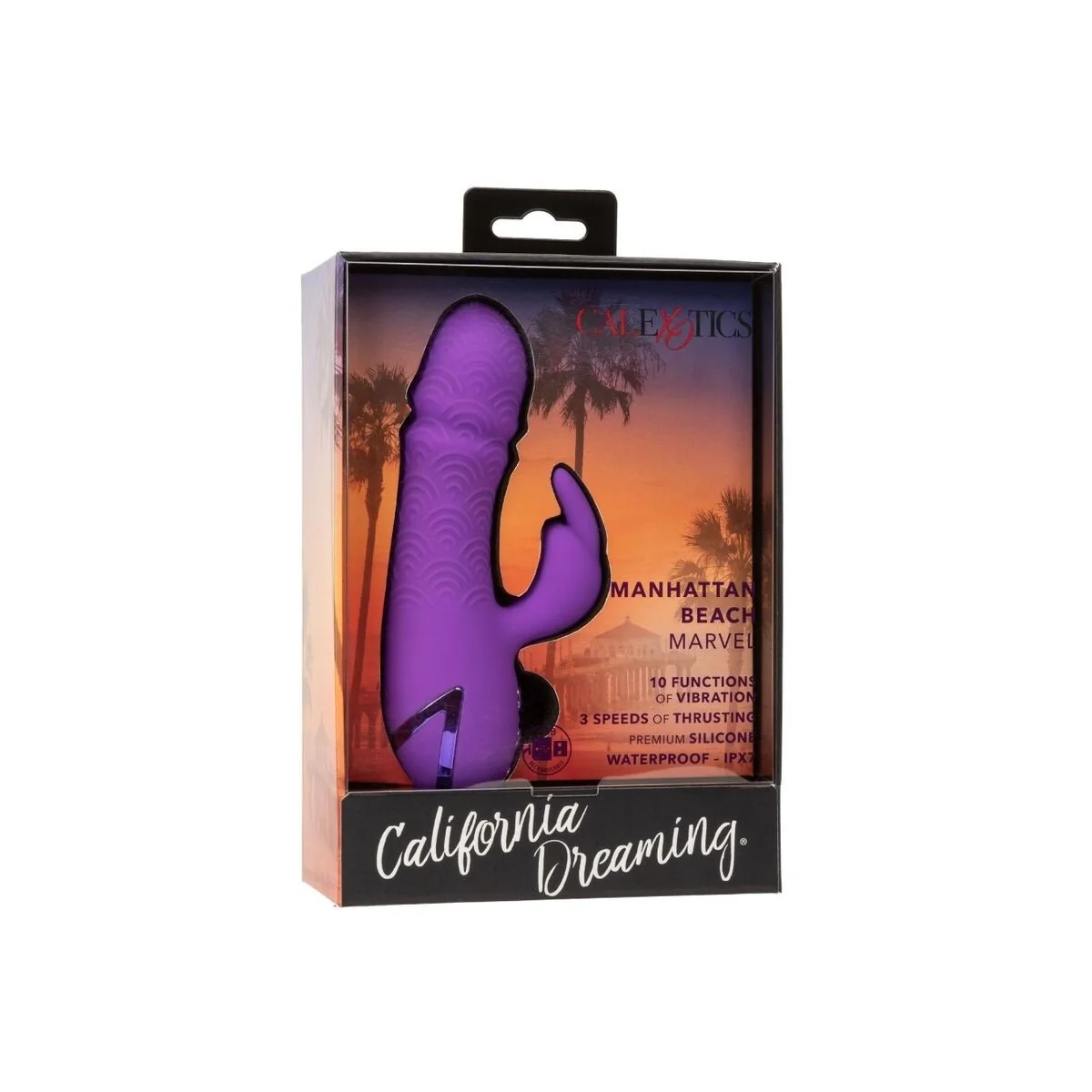 Manhattan Beach Marvel Vibrator Rabbit Lila von California Dreaming von Calexotics kaufen | Fesselliebe