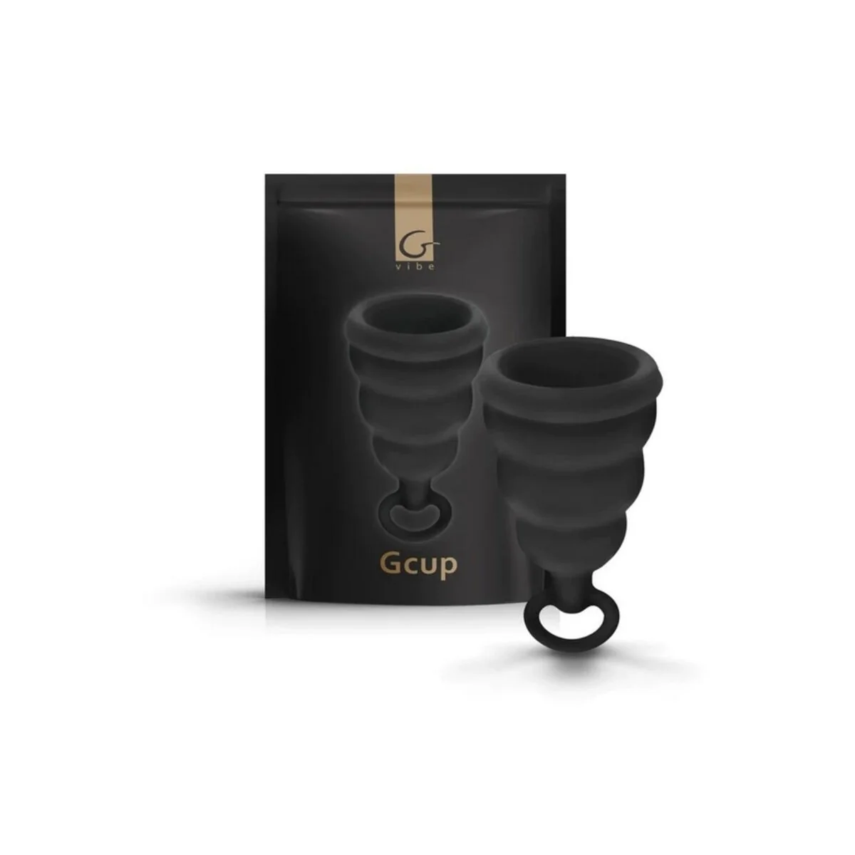 Gcup Schwarze Menstruationstasse von G-Vibe kaufen | Fesselliebe