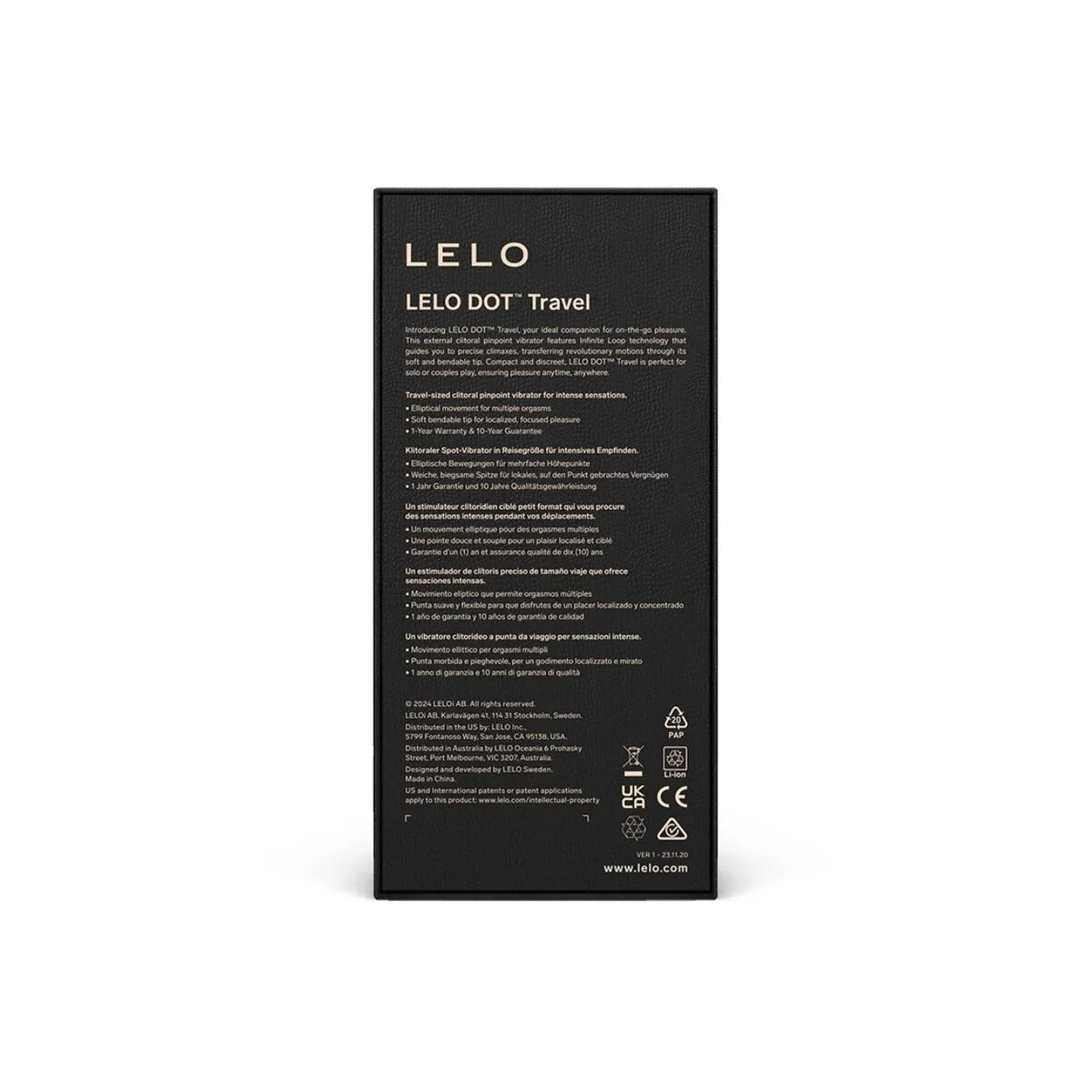 Dot Travel Klitoris-Stimulator Rosa von Lelo kaufen | Fesselliebe