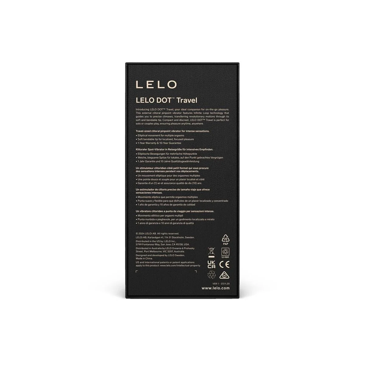Dot Travel Klitoris-Stimulator Lila von Lelo kaufen | Fesselliebe