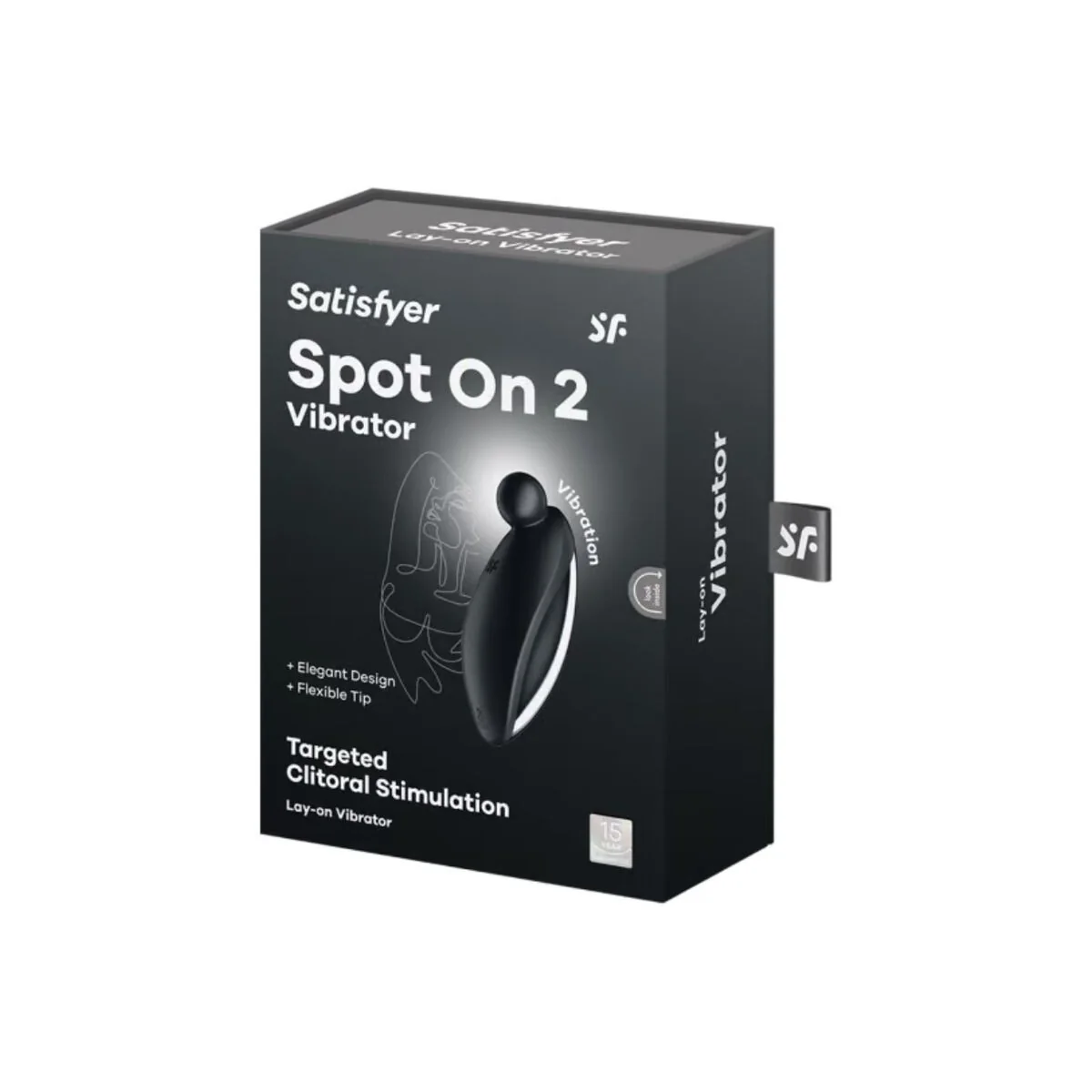 Spot On 2 Auflegevibrator Schwarz von Satisfyer Vibrator kaufen | Fesselliebe