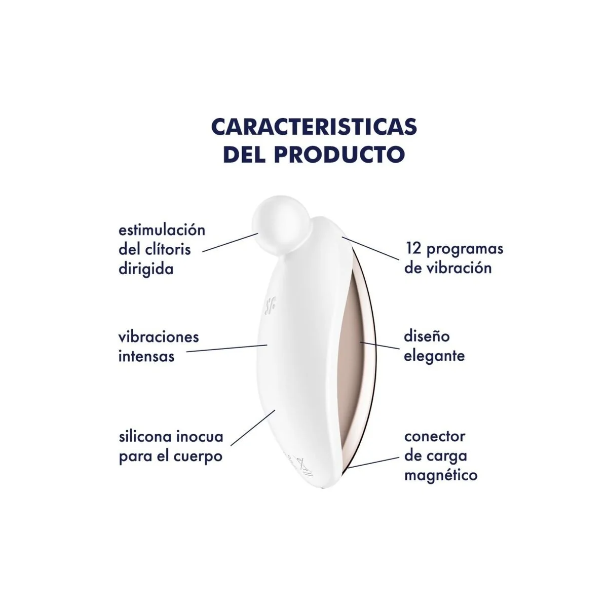 Spot On 2 Auflegevibrator Weiss von Satisfyer Vibrator kaufen | Fesselliebe