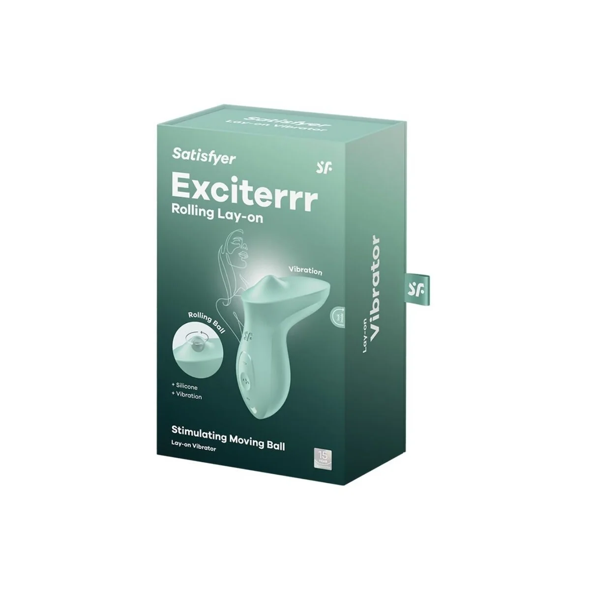 Exciterrr Vibrator Auflegender Klitoris Mint von Satisfyer Vibrator kaufen | Fesselliebe