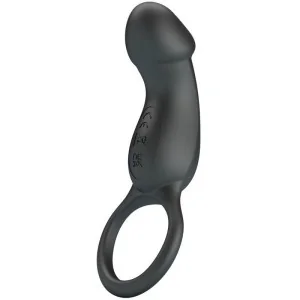 Trae Vibrationsring mit Schwarzem Stimulator von Pretty Love Male kaufen | Fesselliebe