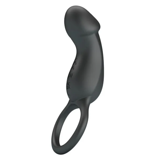 Trae Vibrationsring mit Schwarzem Stimulator von Pretty Love Male kaufen | Fesselliebe