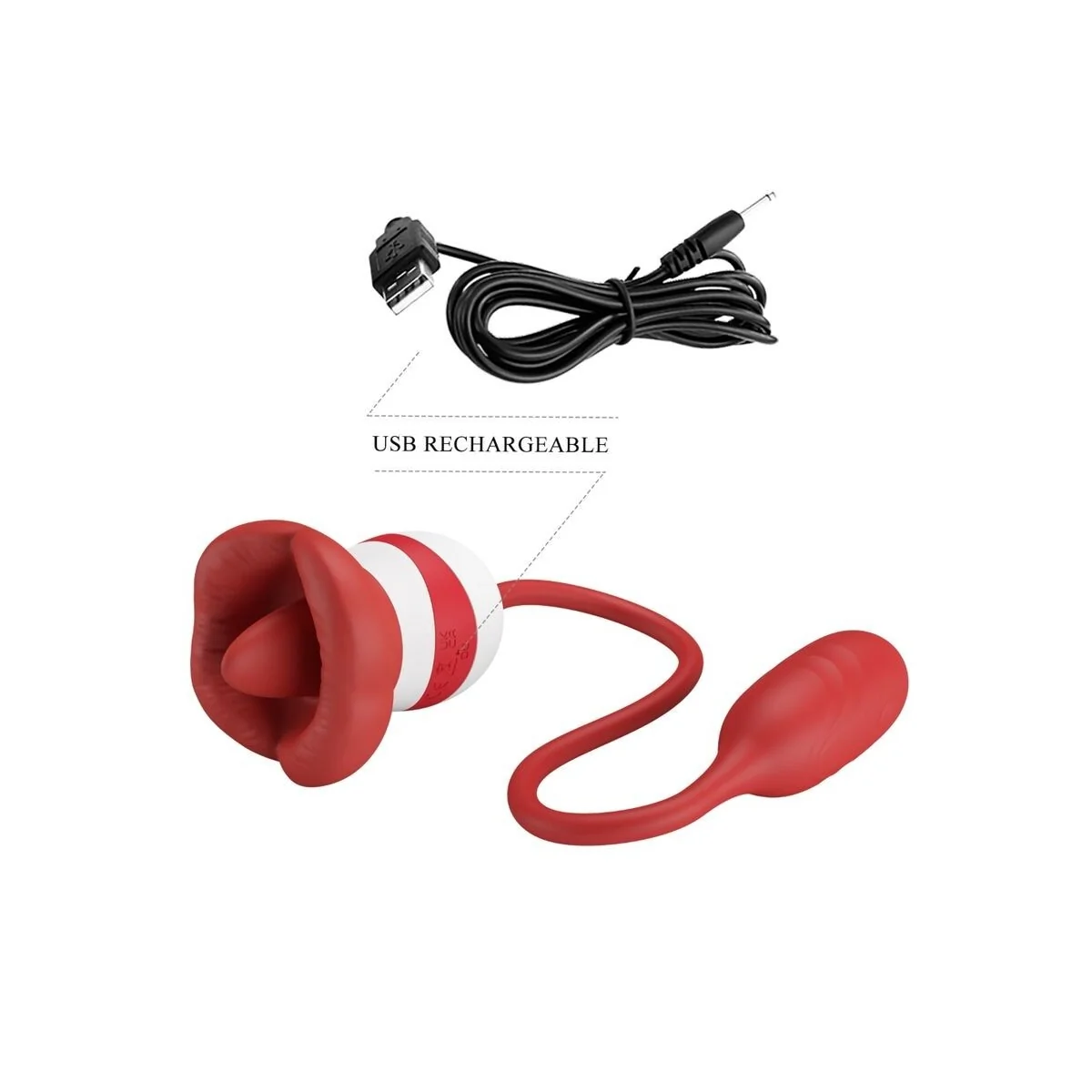 Aliyah Masturbator mit Rotem Mund von Pretty Love kaufen | Fesselliebe