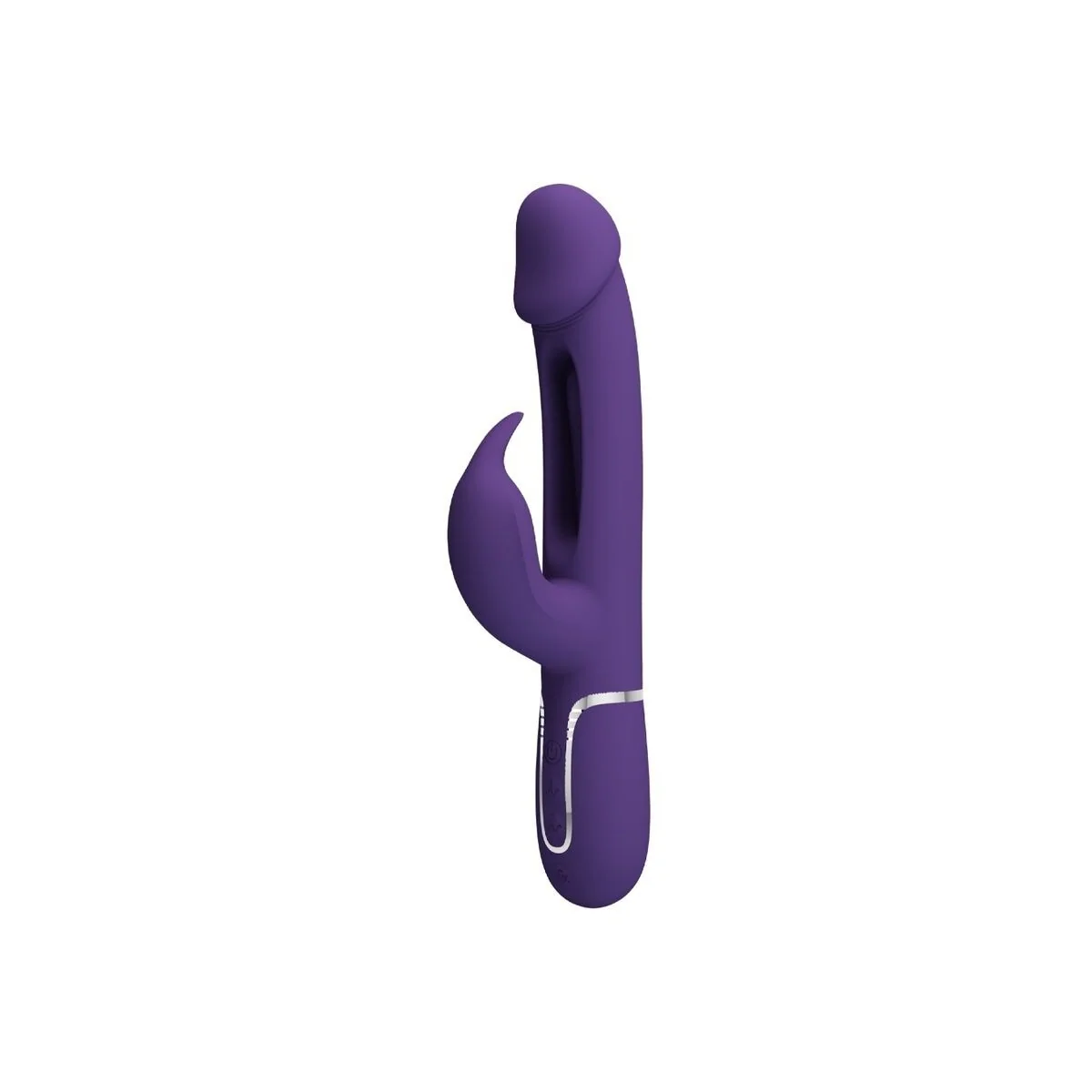 Kampas Rabbit 3 in 1 Multifunktionsvibrator mit Zunge Violett von Pretty Love Flirtation kaufen | Fesselliebe