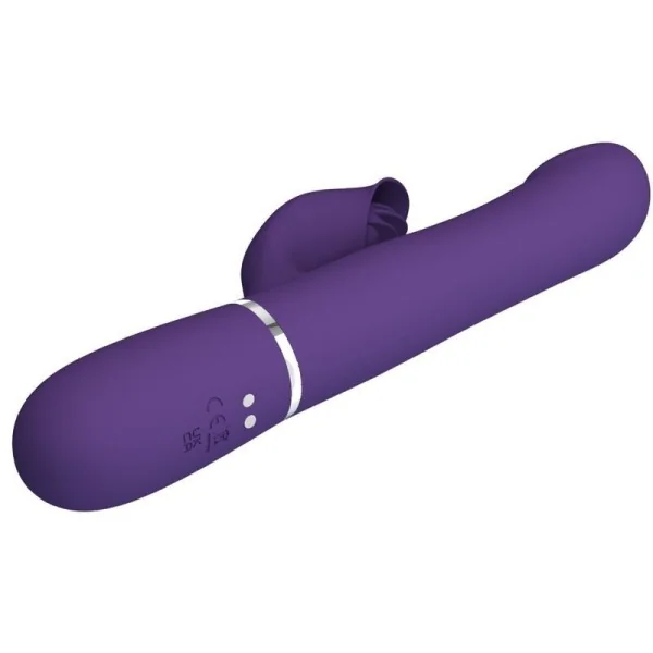 Zalin Rabbit Vibrator Perlen 4 in 1 Lila von Pretty Love Flirtation kaufen | Fesselliebe