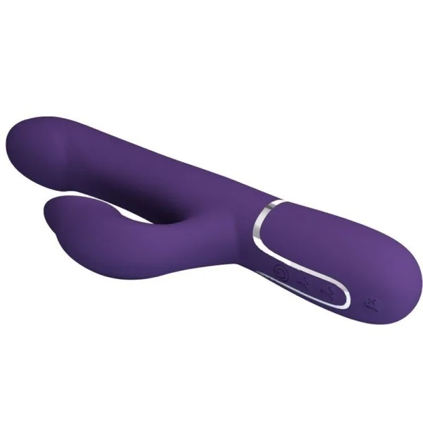 Zalin Rabbit Vibrator Perlen 4 in 1 Lila von Pretty Love Flirtation kaufen | Fesselliebe