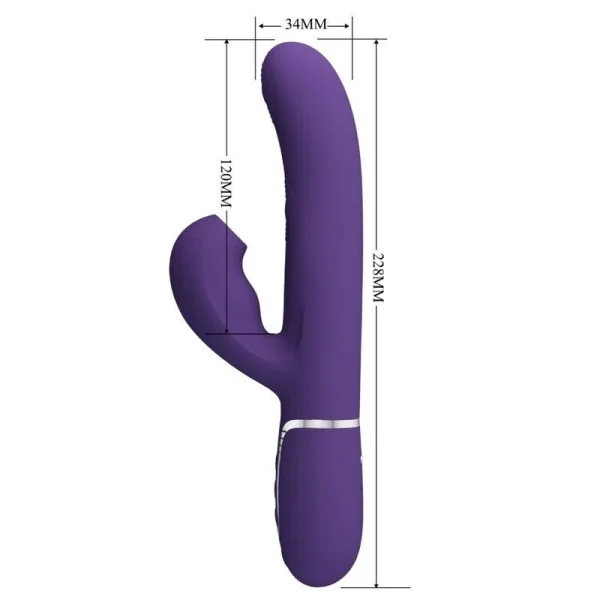 Perlita G-Spot Vibrator 3 in 1 Multifunktions-Lila von Pretty Love Flirtation kaufen | Fesselliebe