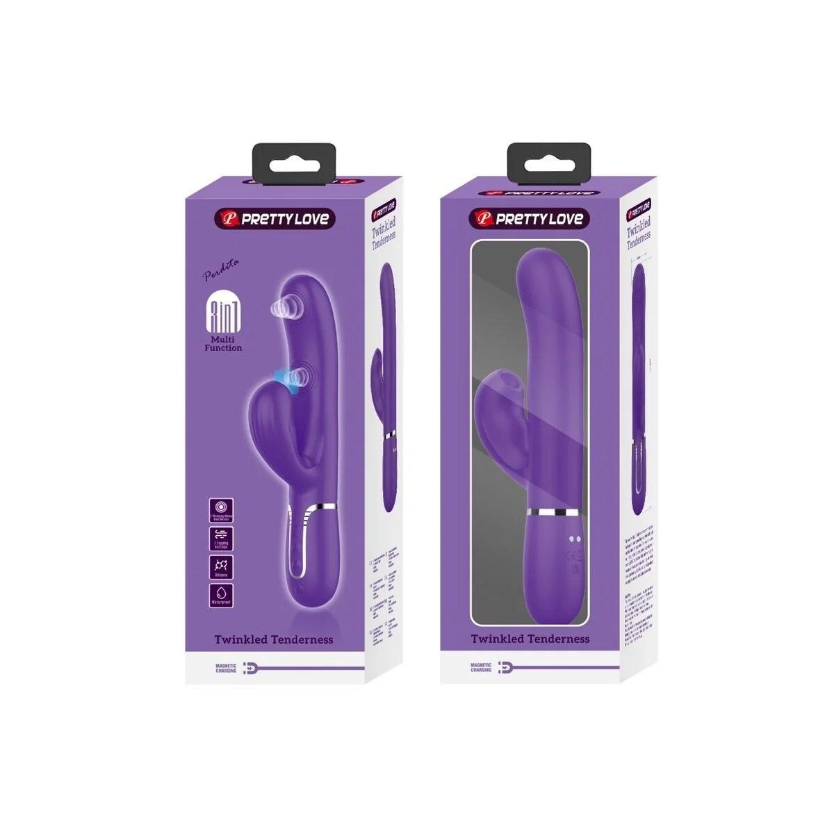 Perlita G-Spot Vibrator 3 in 1 Multifunktions-Lila von Pretty Love Flirtation kaufen | Fesselliebe