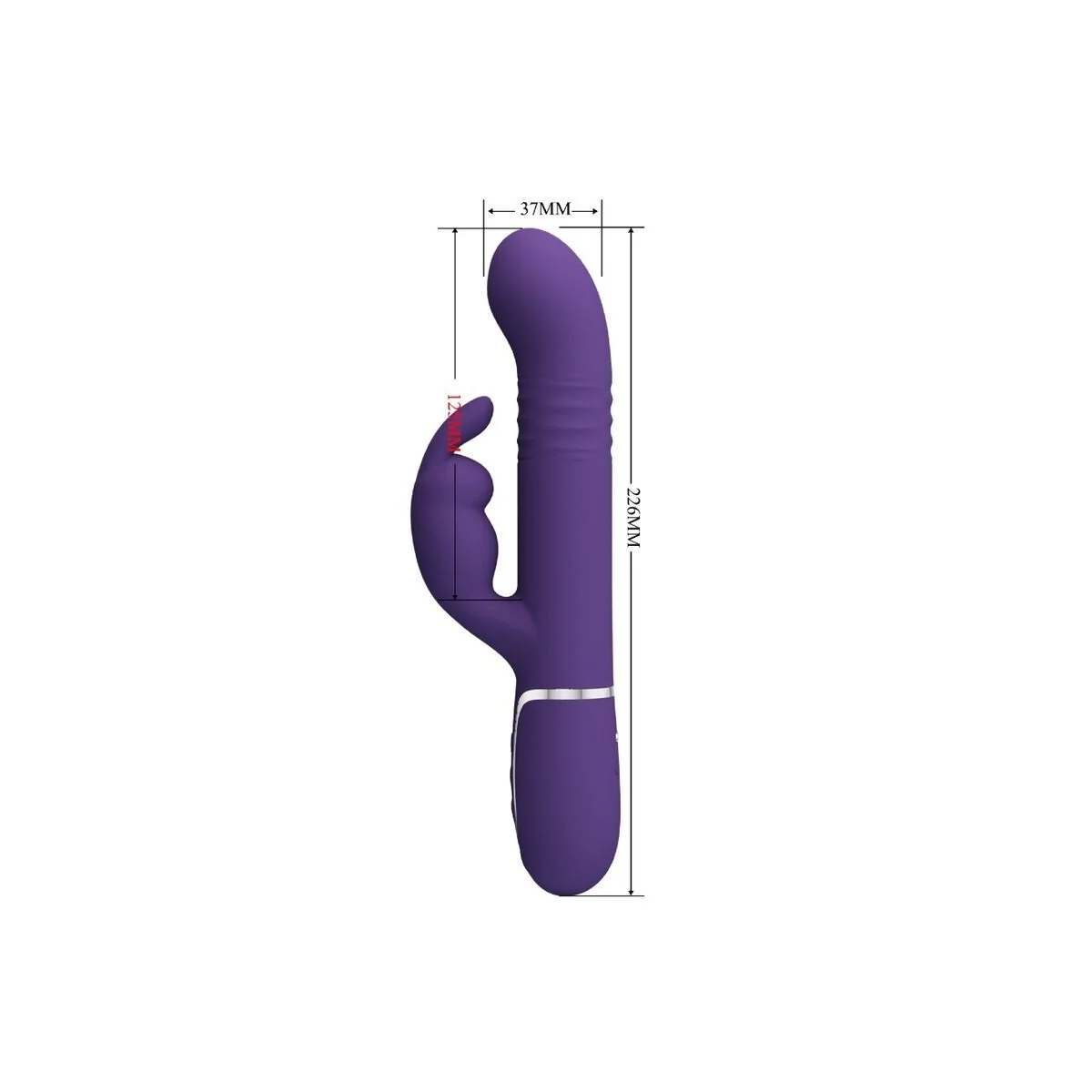 Coale Rabbit Vibrator 4 in 1 Lila von Pretty Love Flirtation kaufen | Fesselliebe