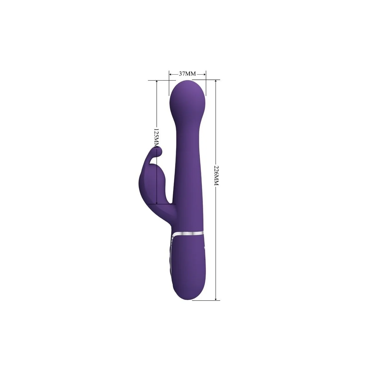 Dejon Rabbit Vibrator 3 in 1 Multifunktions-Lila von Pretty Love Flirtation kaufen | Fesselliebe