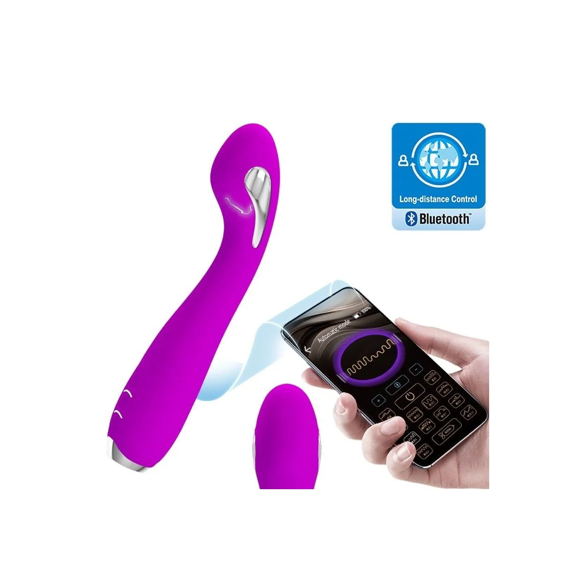 Hector Elektroschock-Vibrator mit kostenloser App Violett von Pretty Love Flirtation kaufen | Fesselliebe