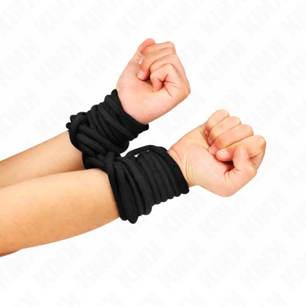 Baumwollseil 20 Meter Schwarz von Kink Rope Arts kaufen | Fesselliebe