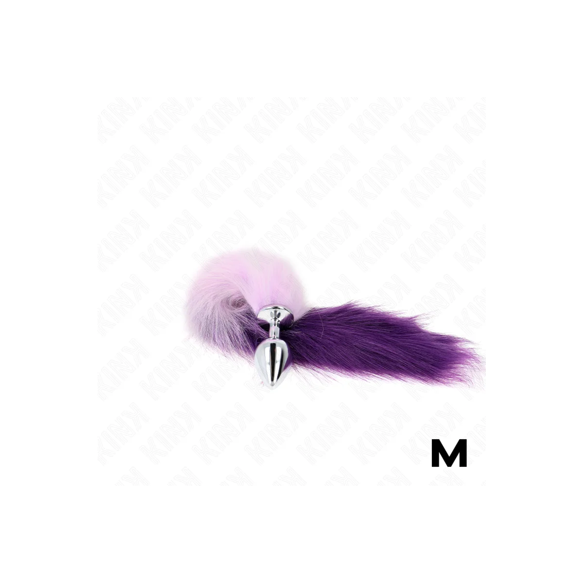 Anal Plug Größe M 8 X 3,5 cm mit Kunststoffschwanz 40 cm Lila von Kink Pleasure Plugs kaufen | Fesselliebe
