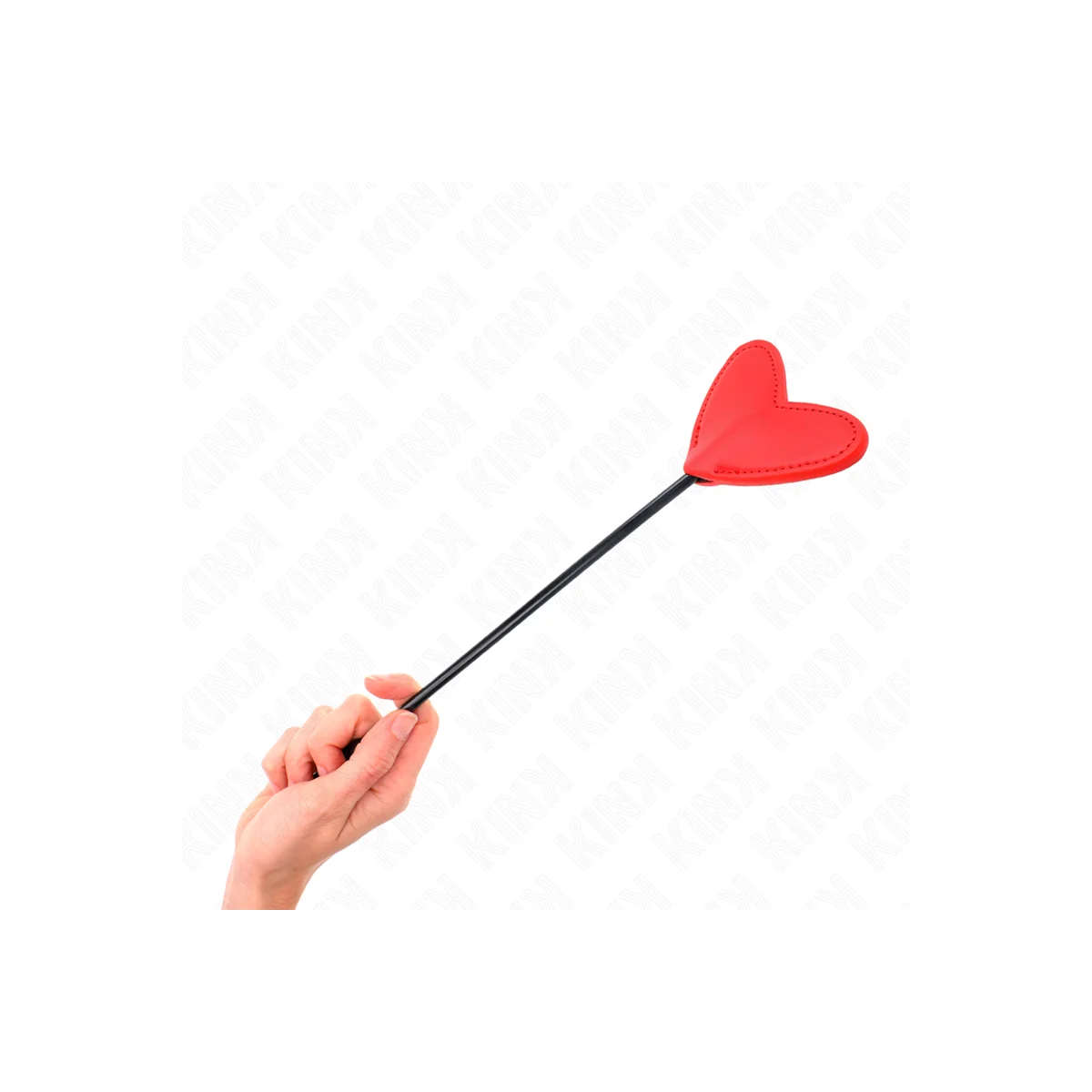 Rote Herzförmige Palette 33 X 10 cm von Kink Impact & Touch kaufen | Fesselliebe