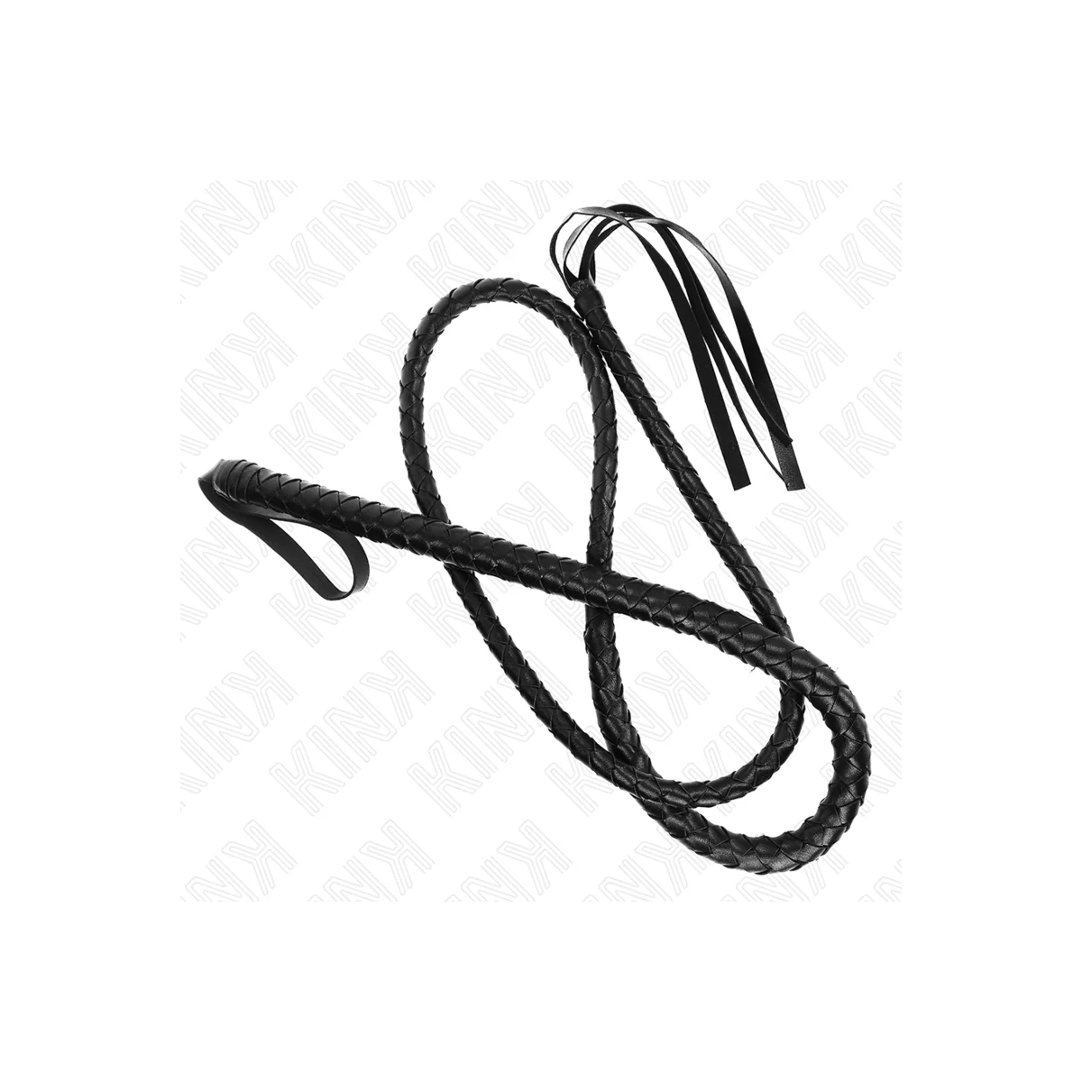 Lange Schwarze Schlangenpeitsche 210 cm von Kink Impact & Touch kaufen | Fesselliebe