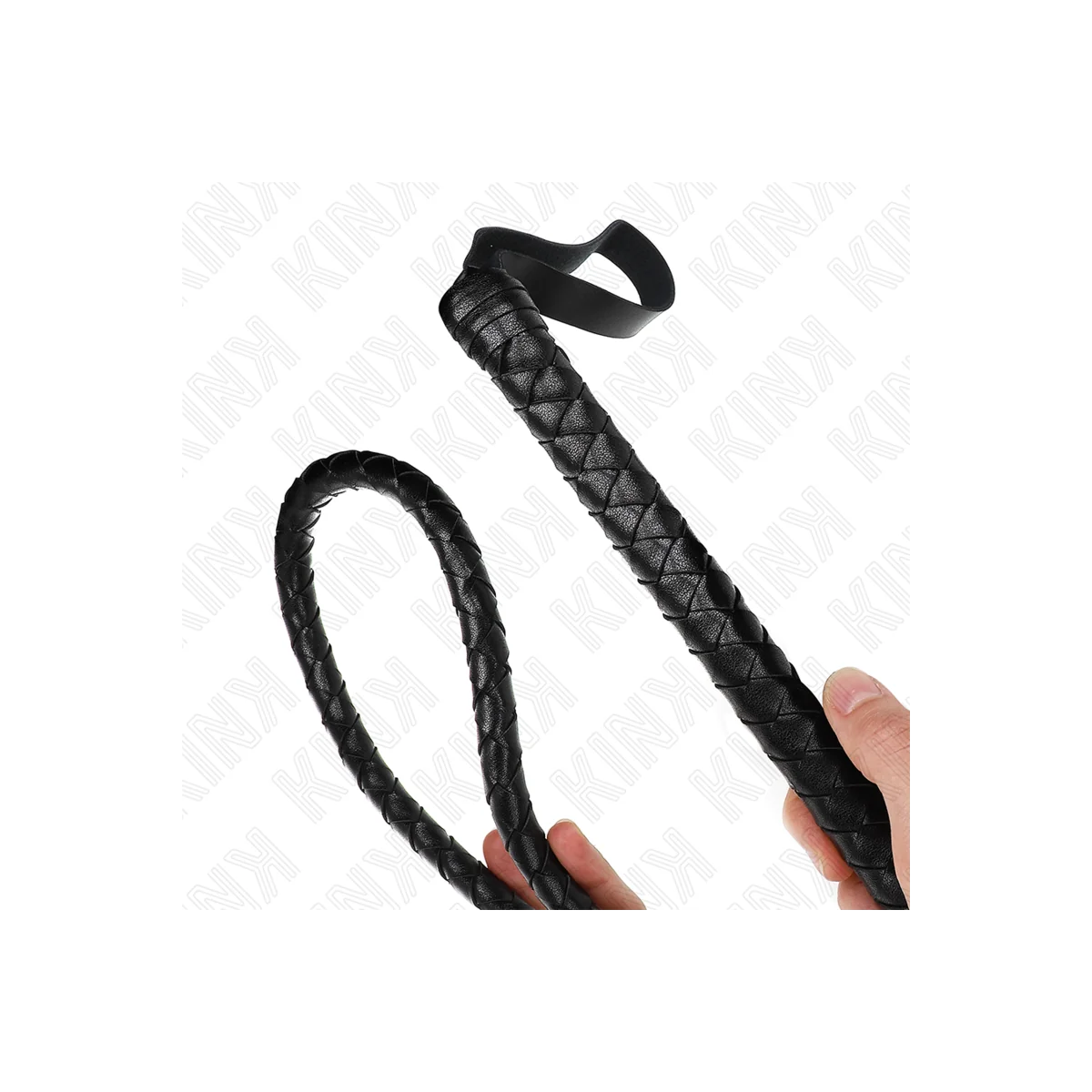Lange Schwarze Schlangenpeitsche 210 cm von Kink Impact & Touch kaufen | Fesselliebe