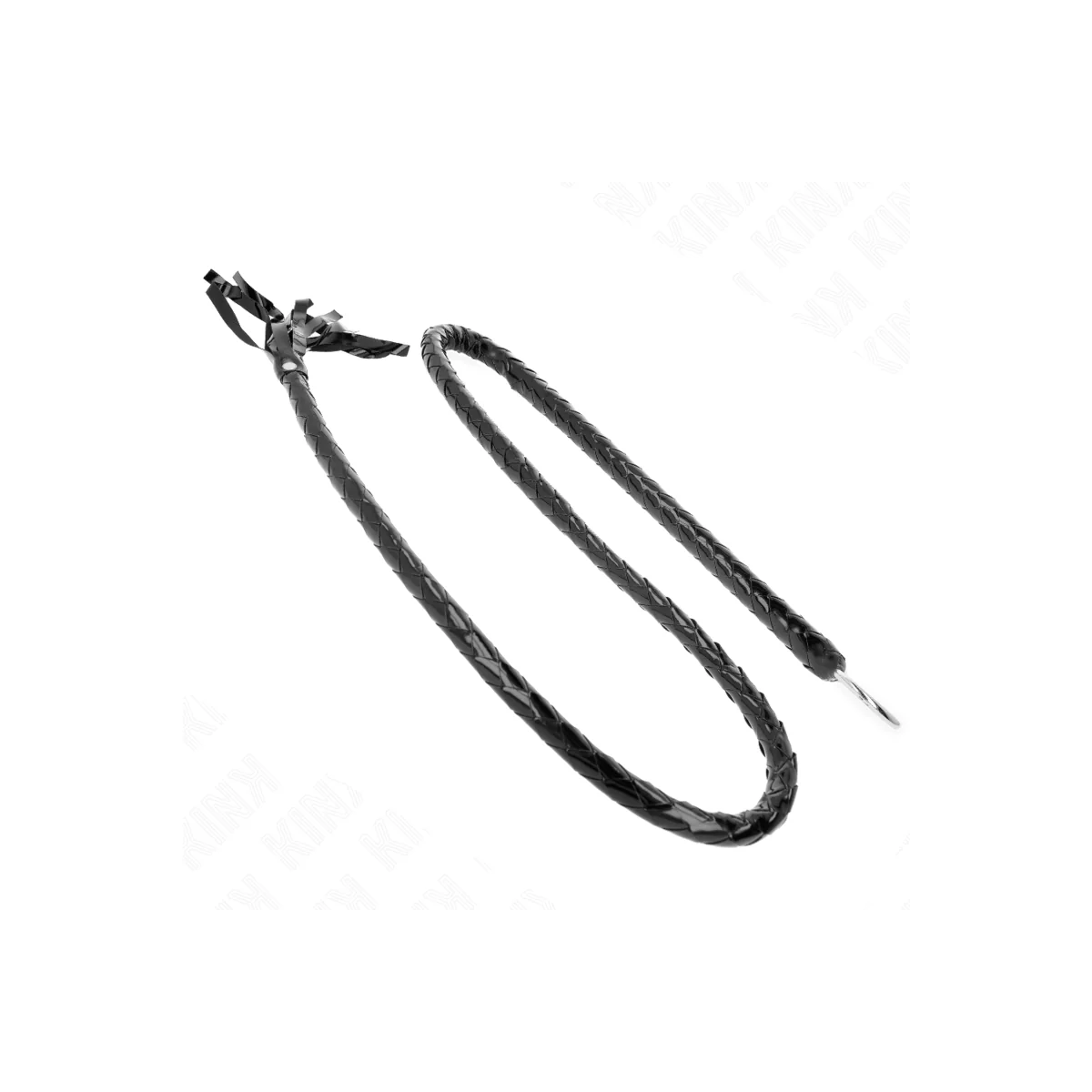 Lange Glänzende Pvc-Peitsche 138 cm von Kink Impact & Touch kaufen | Fesselliebe