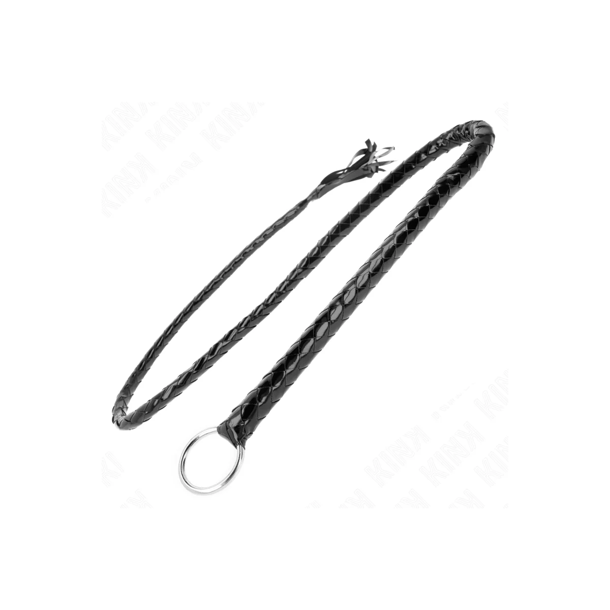 Lange Glänzende Pvc-Peitsche 138 cm von Kink Impact & Touch kaufen | Fesselliebe