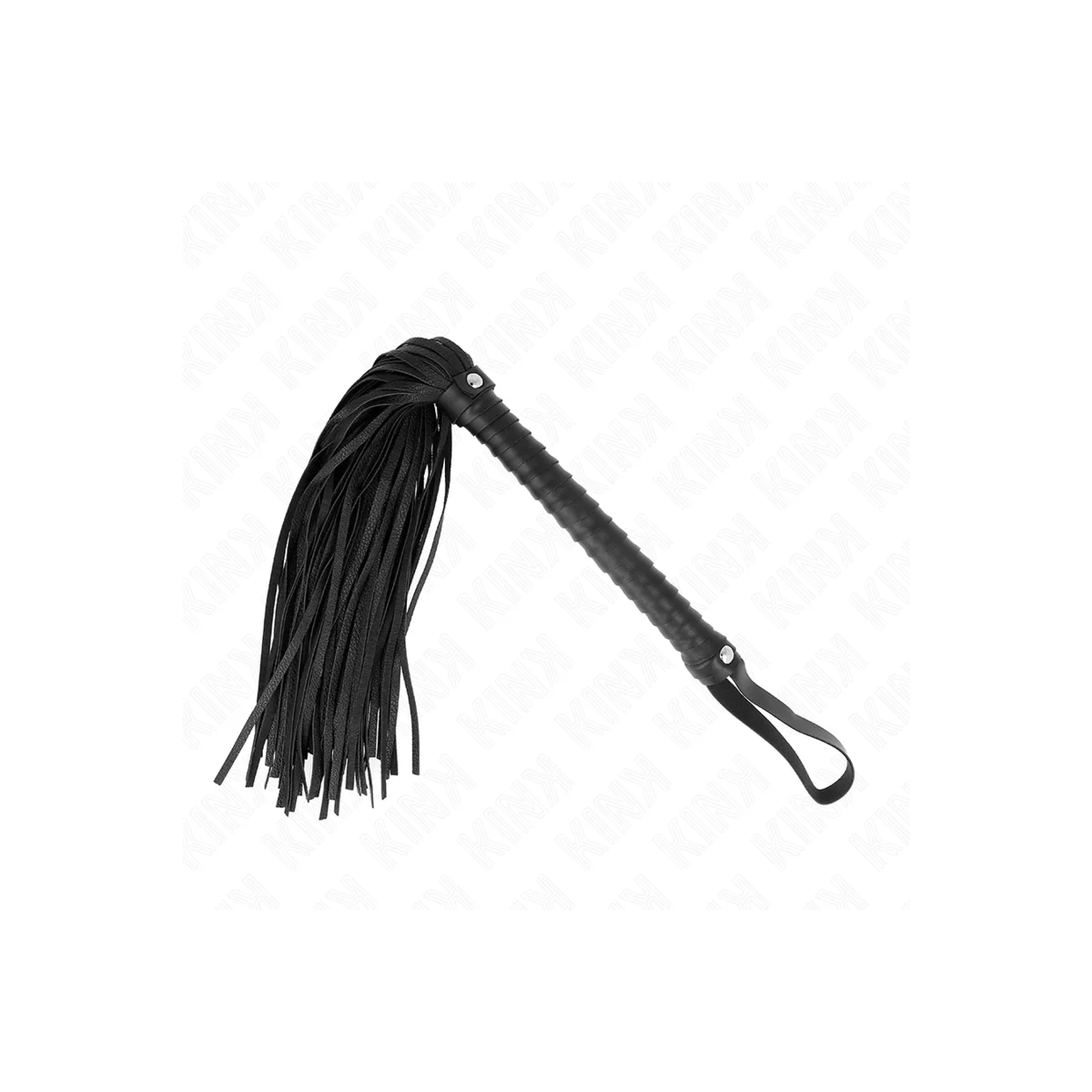 Peitsche mit Schwarzem Strukturiertem Griff 48,5 cm von Kink Impact & Touch kaufen | Fesselliebe