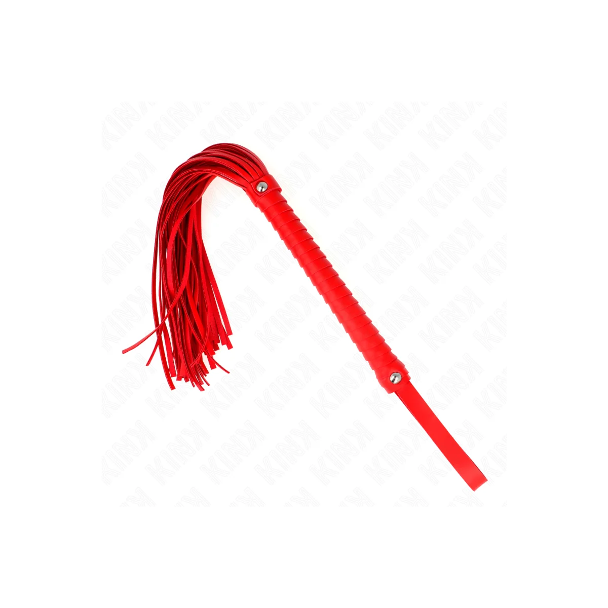 Peitsche mit Rotem Strukturiertem Griff 48,5 cm von Kink Impact & Touch kaufen | Fesselliebe