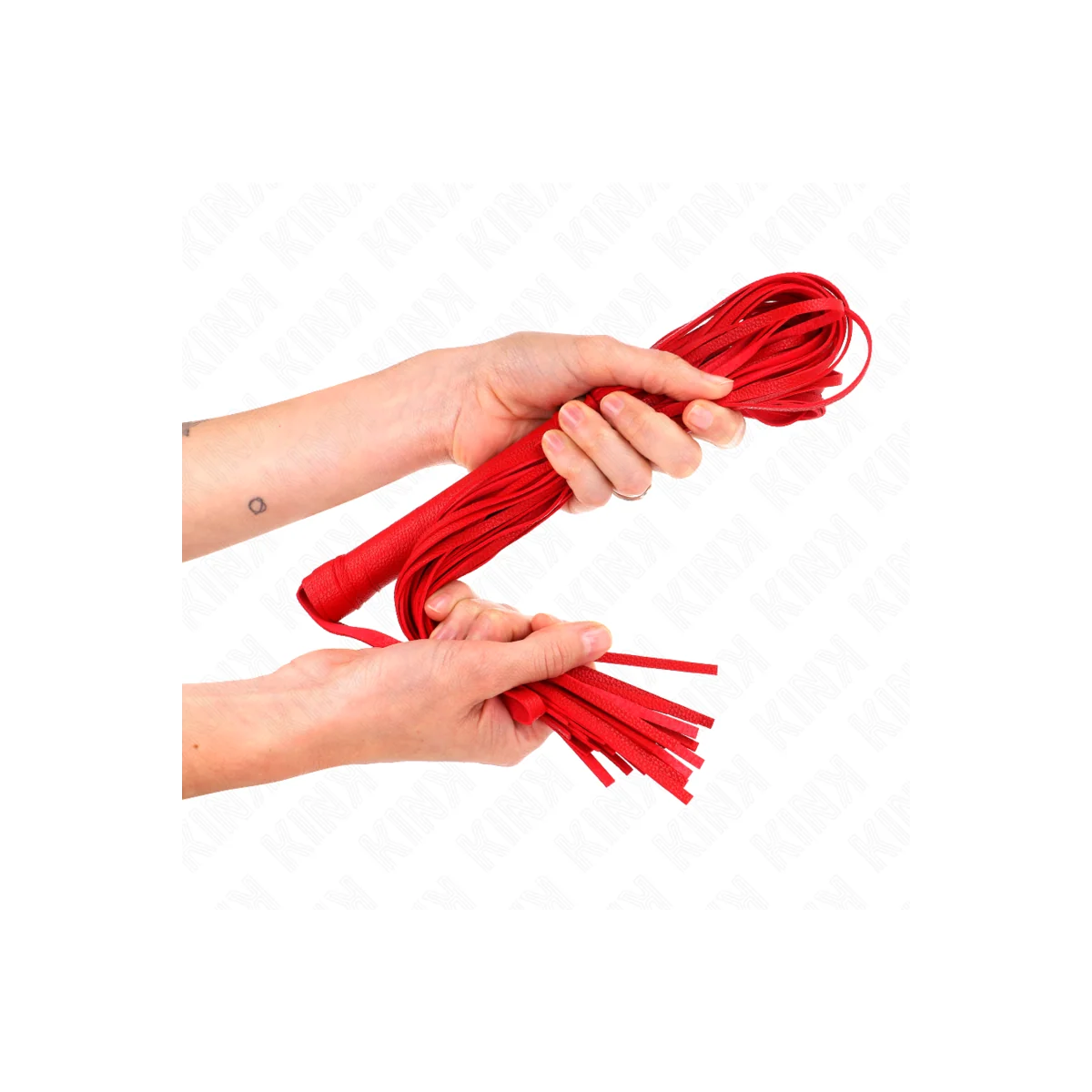 Rote Weich-Pvc-Peitsche 70 cm von Kink Impact & Touch kaufen | Fesselliebe
