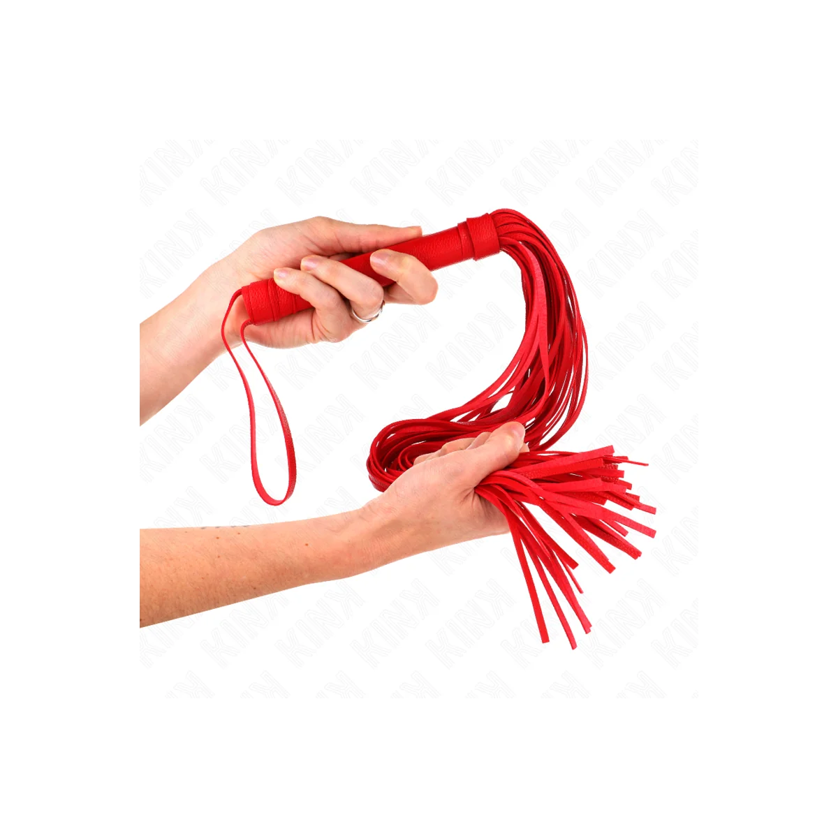 Rote Weich-Pvc-Peitsche 70 cm von Kink Impact & Touch kaufen | Fesselliebe