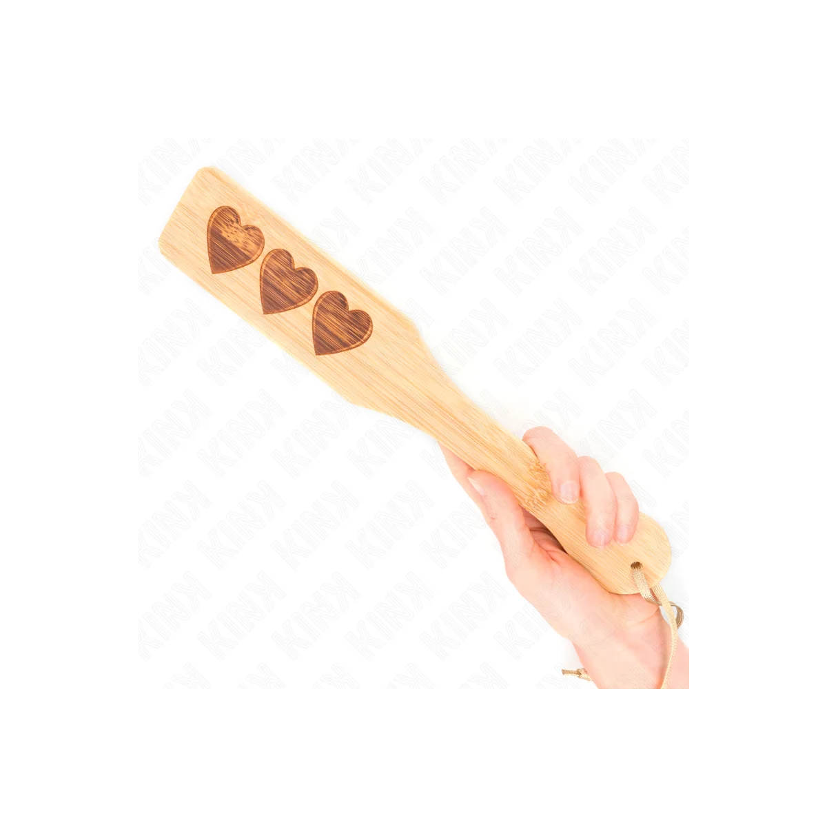 Bambuspalette Herzdesign 32 X 5,5 cm von Kink Impact & Touch kaufen | Fesselliebe