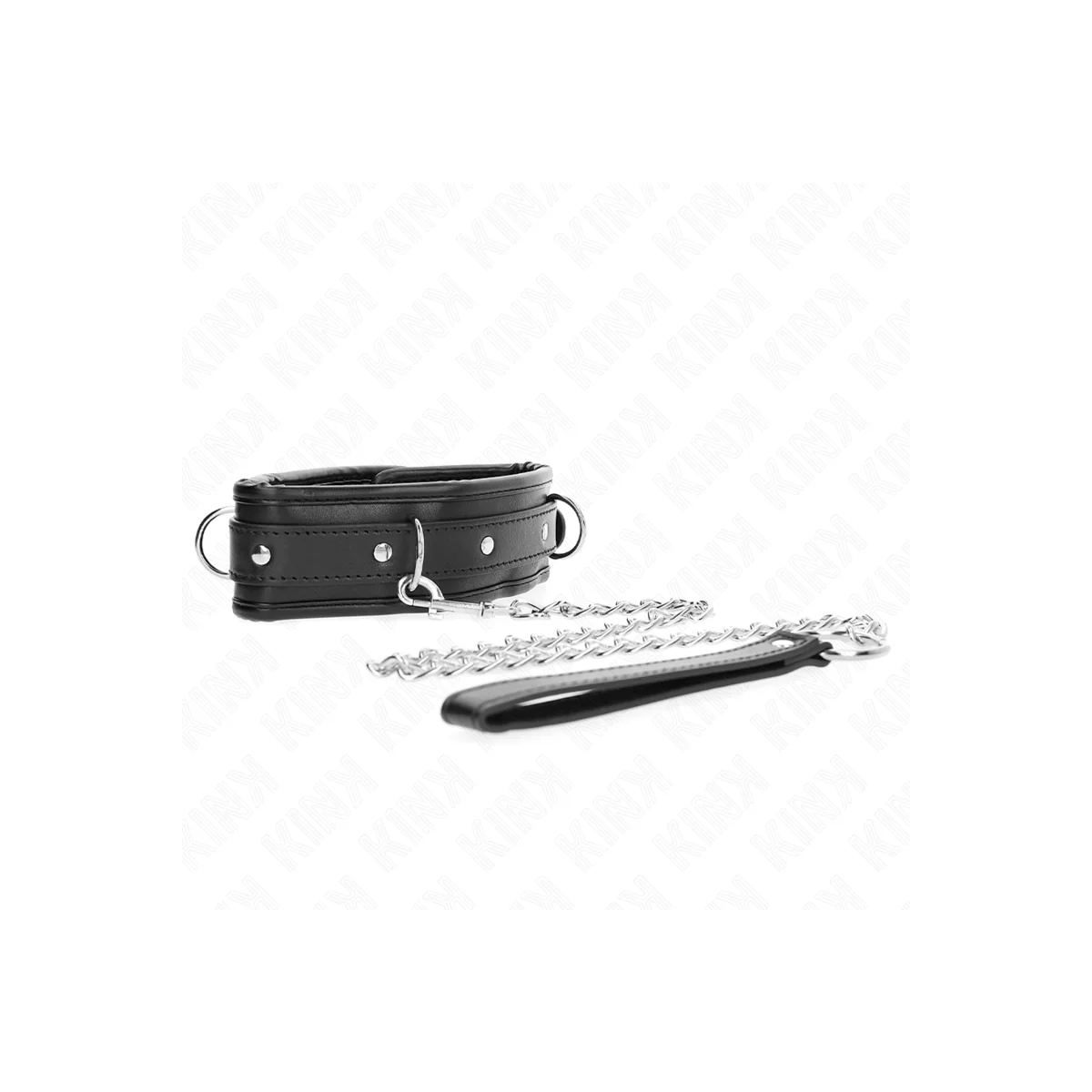 Schwere Halskette mit Gürtel 65 cm Modell 1 Verstellbar 36,5-50 cm von Kink Collar & Gag kaufen | Fesselliebe