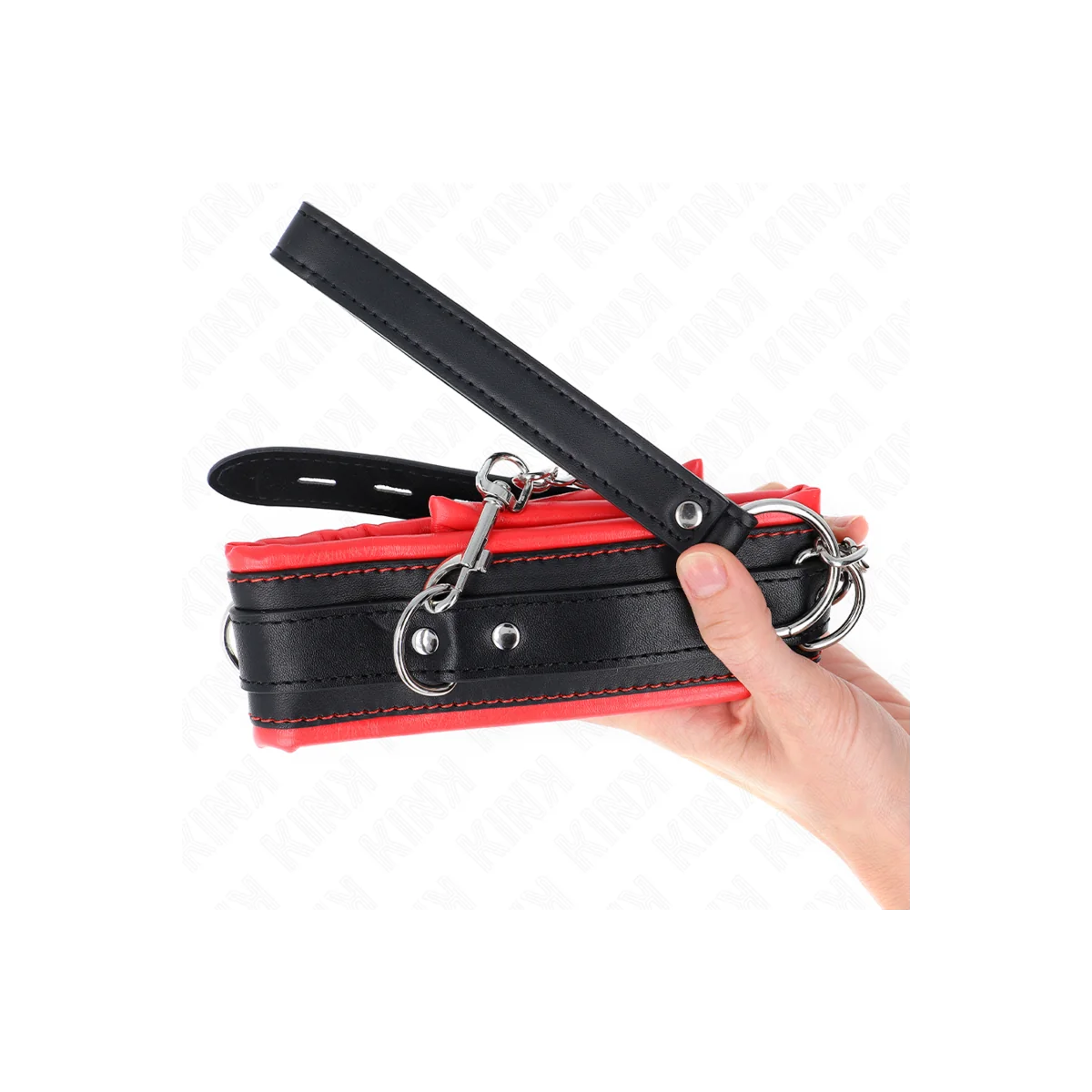 Schwere Halskette mit Gürtel 65 cm Modell 3 Verstellbar 36,5-50 cm von Kink Collar & Gag kaufen | Fesselliebe