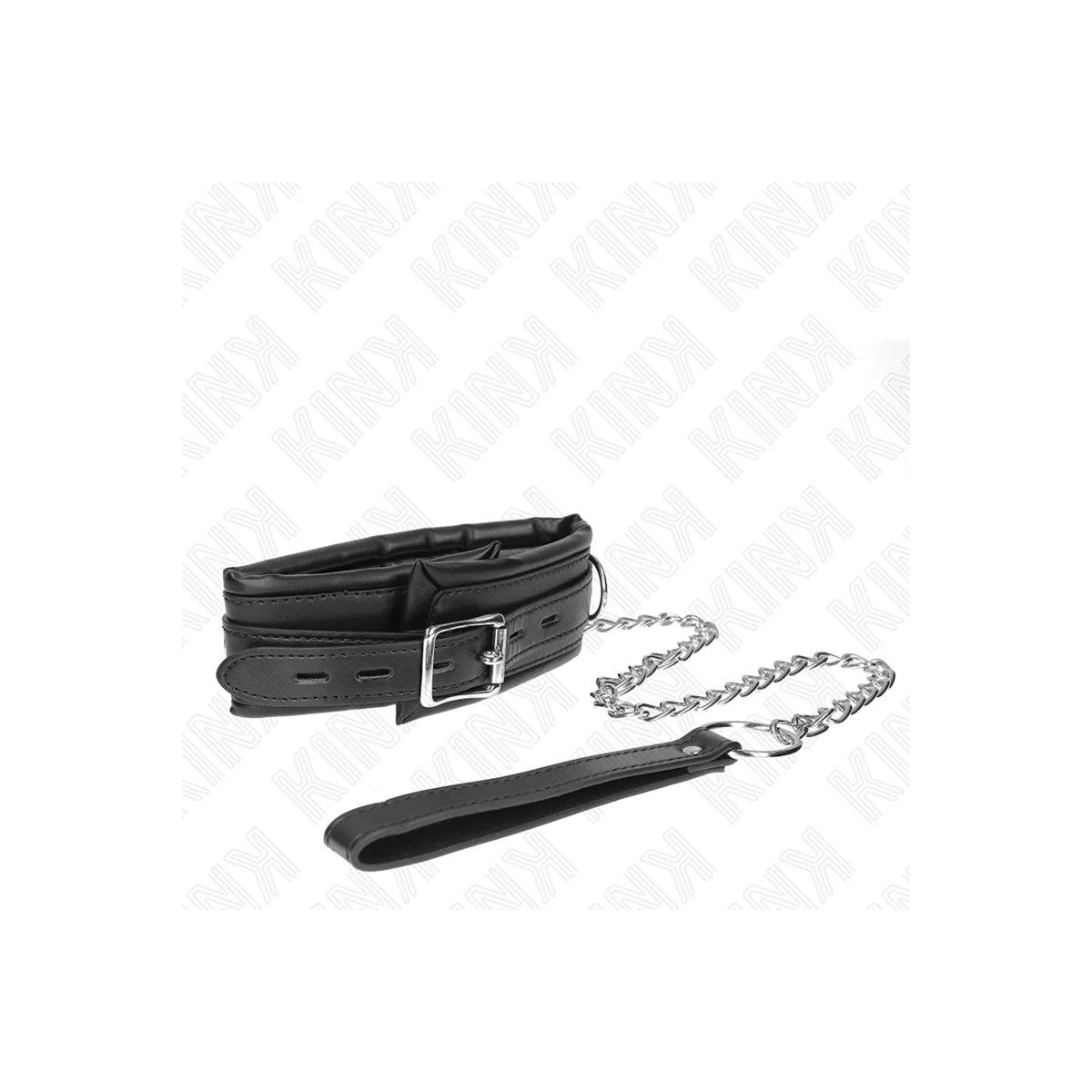 Schwere Halskette mit Gürtel 65 cm Modell 4 Verstellbar 36,5-50 cm von Kink Collar & Gag kaufen | Fesselliebe