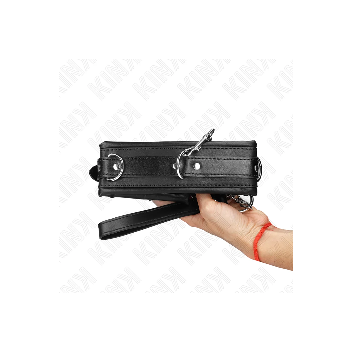 Schwere Halskette mit Gürtel 65 cm Modell 4 Verstellbar 36,5-50 cm von Kink Collar & Gag kaufen | Fesselliebe