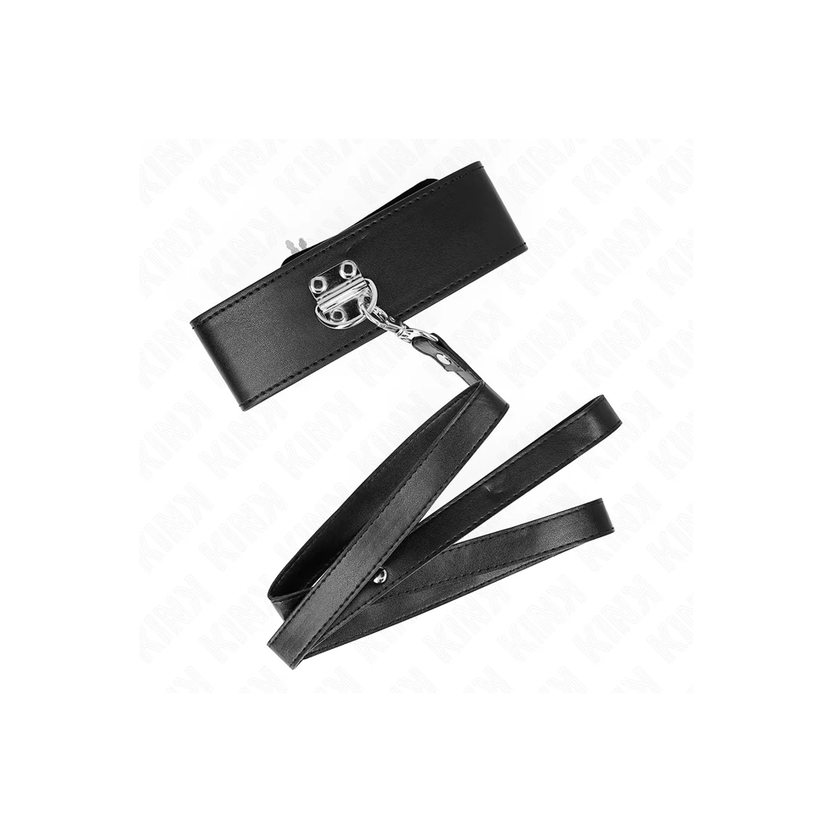 Halskette mit Gürtel 116 cm Modell 2 Verstellbar 36-43 cm X 5 cm von Kink Collar & Gag kaufen | Fesselliebe