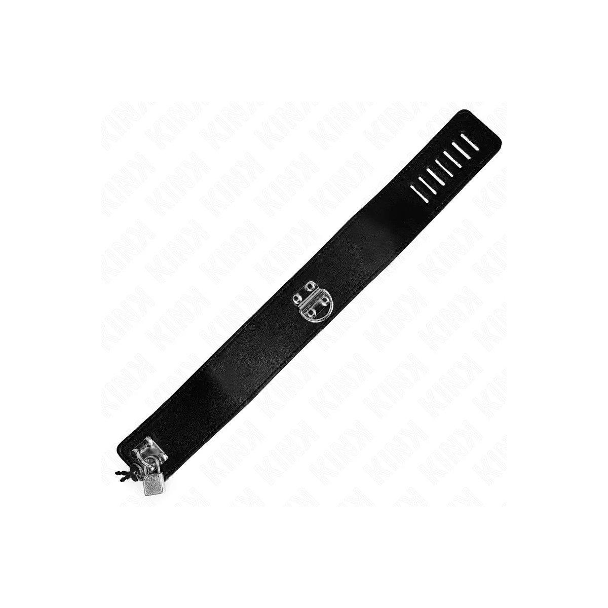 Halskette mit Gürtel 116 cm Modell 2 Verstellbar 36-43 cm X 5 cm von Kink Collar & Gag kaufen | Fesselliebe