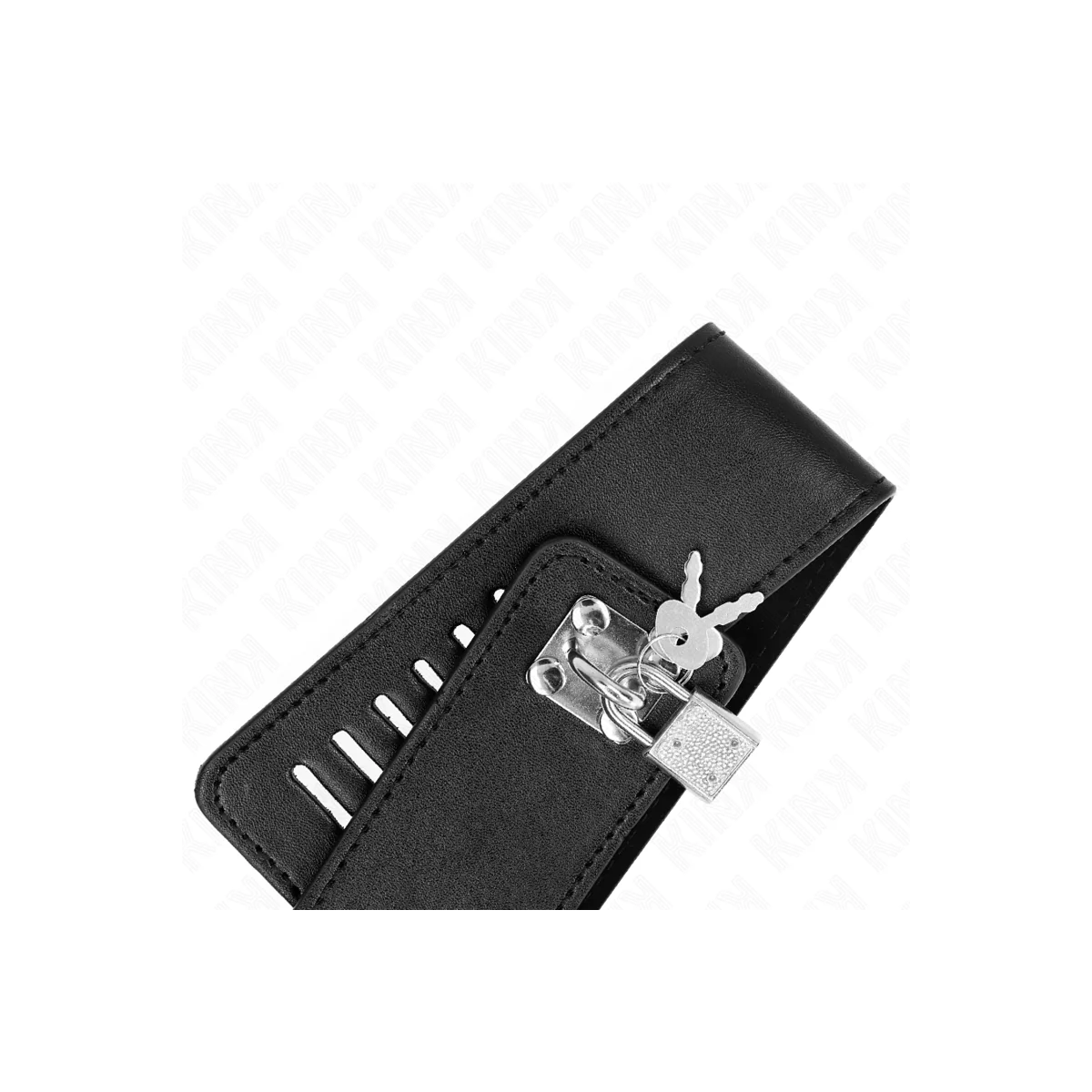 Halskette mit Gürtel 116 cm Modell 2 Verstellbar 36-43 cm X 5 cm von Kink Collar & Gag kaufen | Fesselliebe